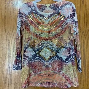 Ladies three-quarter sleeve T